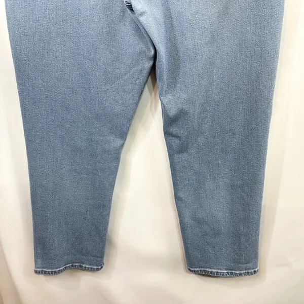 American Eagle Plus Size 18 Jeans Mom Light Wash‎ Blue High Rise Relaxed 633 - Image 7