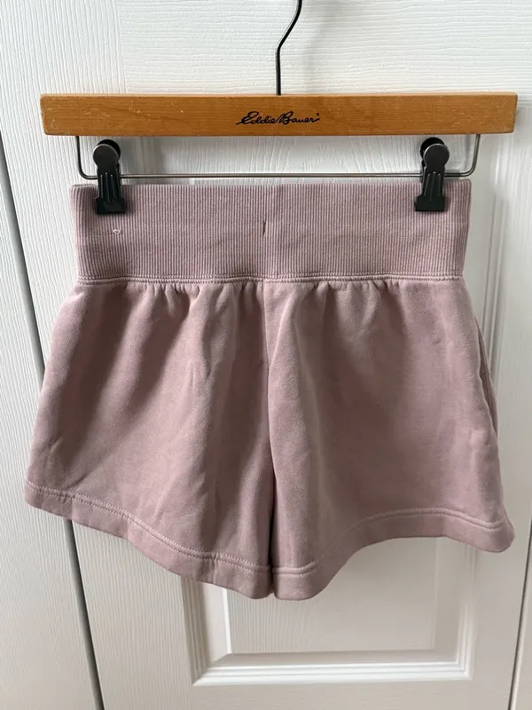 Nike Phoenix Fleece Light Purple Shorts - Image 3