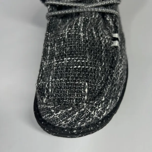 Hey Dude Wendy‎ Fold Boho Black Faux Fur Lined Loafer Slip On Shoes W11 - Image 3