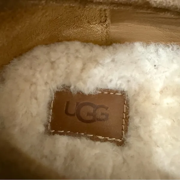 UGG Kaley Wisp Suede Sheepskin Loafer Size 6 - Image 11