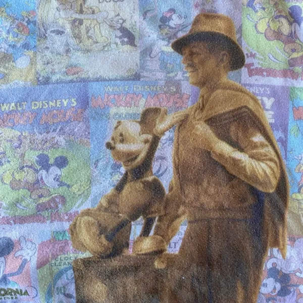 Disney Parks Walt Disney Original Comics Print Tee Size Medium - Image 3