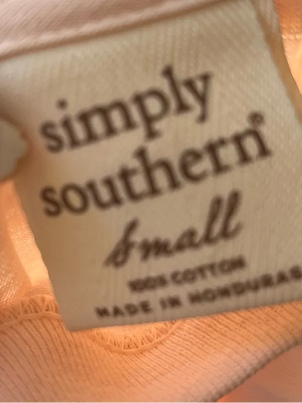 Simply Southern Pastel Pink 'Peace, Love, Teach' Long Sleeve Tee - Image 5