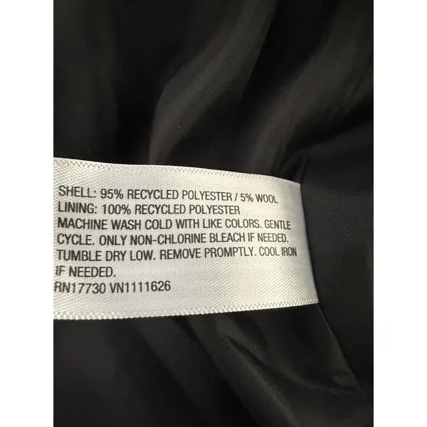 Universal Threads Women's Double Breasted Cocoon Overcoat - Gray Large - Image 8