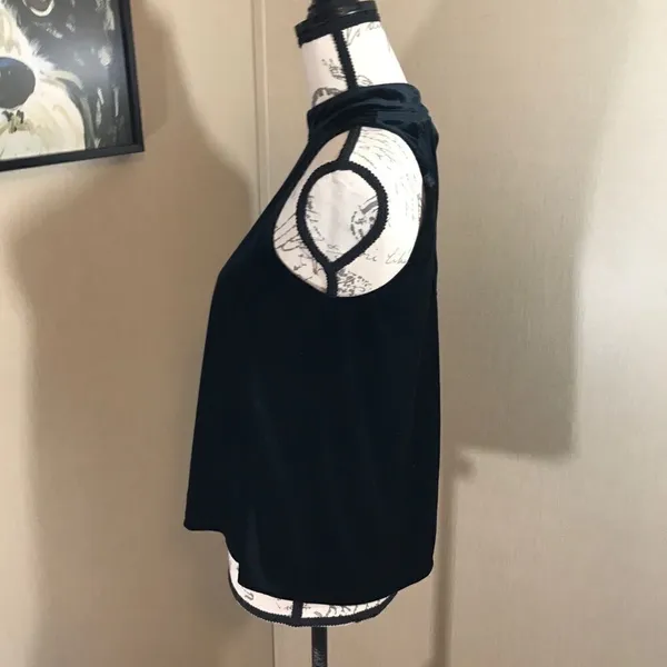 Abercrombie and Fitch Black Sleeveless Blouse Small - Image 5