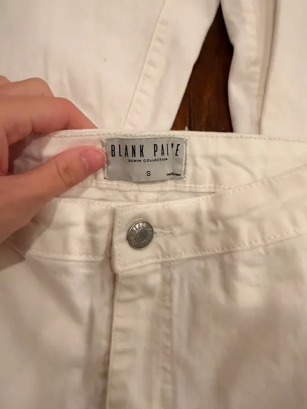 Blank Paige Flare Jeans White - Image 2