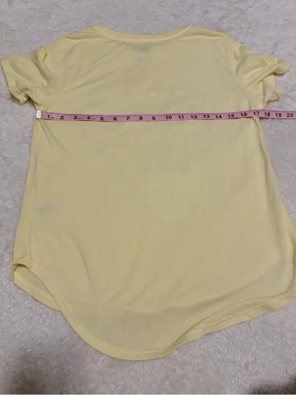 Cartoon Network Powerpuff Girls large "Girl Power" Pastel Yellow Graphic T-Shirt - Image 3
