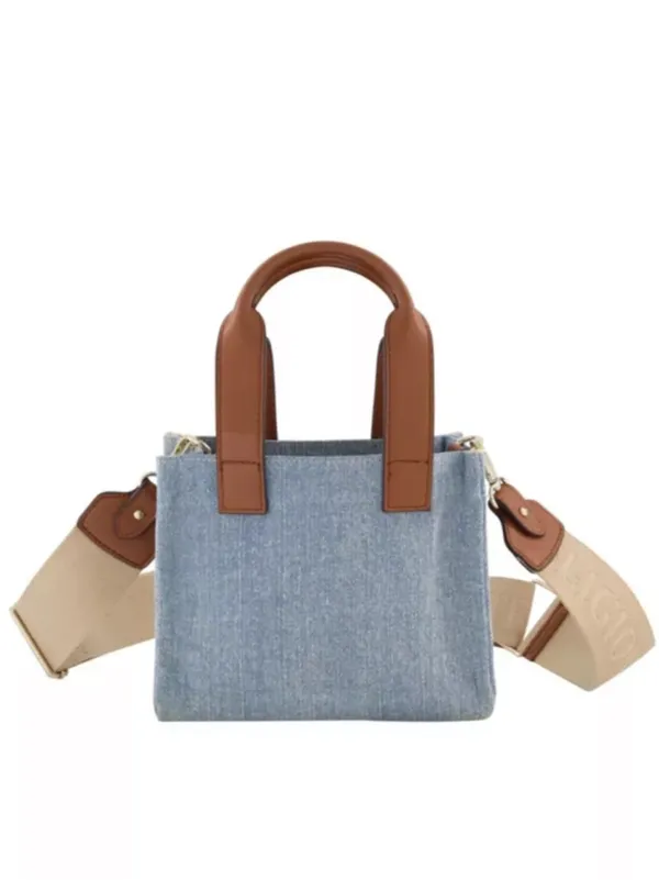 NWT True Religion Denim Mini Tote Bag Y2K Crossbody Bag Blue - Image 2