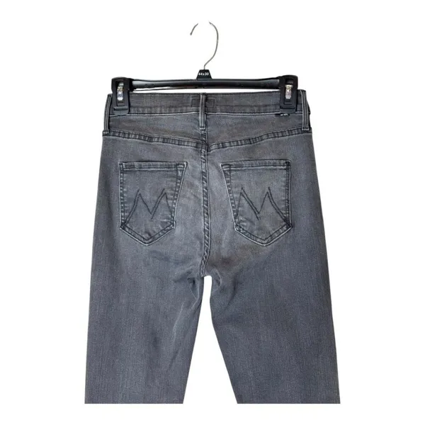 Mother Jeans Women 25 Washed Black Gray Mid Rise Dazzler Lighting‎ Up Lanterns - Image 6