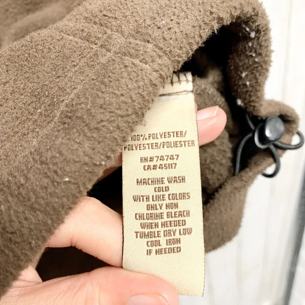 Vintage Natural Reflections Sweater‎ Women Size Large Collared Full Zip Fleece - Image 4