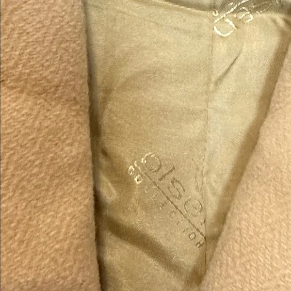 OLSEN COLLECTION Wool Coat‎ Golden Yellow Size 4 - Image 4