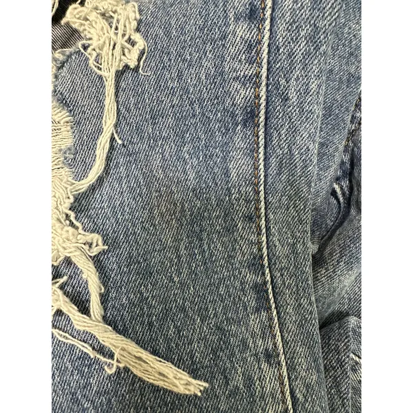 Madewell The Perfect Vintage Straight Jean Denim Distressed Blue‎ Womens Size 29 - Image 8