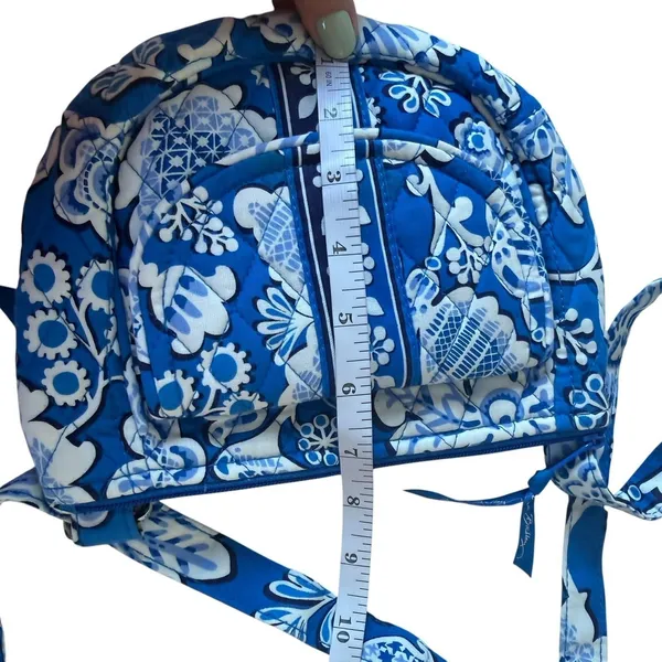 Vera Bradley Lizzy Crossbody Shoulder Bag Blue Lagoon Retired‎ Quilted - Image 11