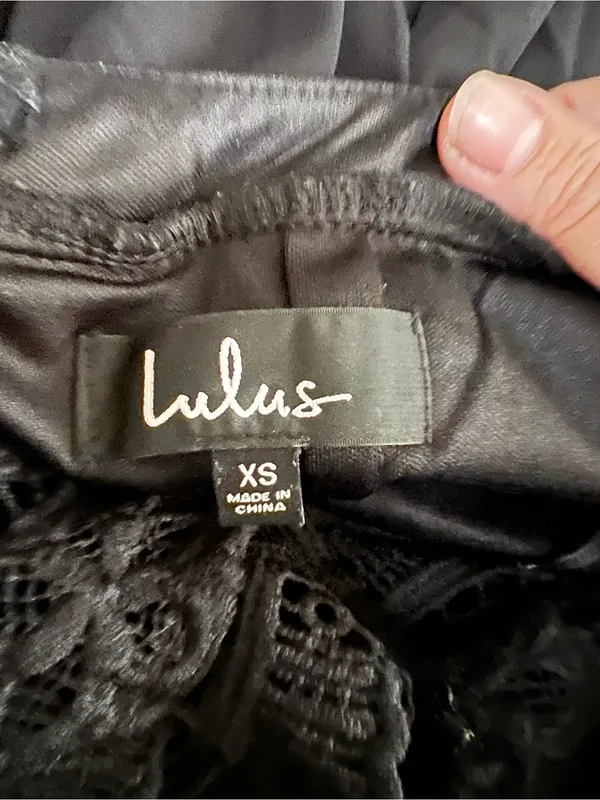 Lulus Awaken My Love Black‎ Lace Open Back Cutout Formal Gown Maxi Dress - Image 10