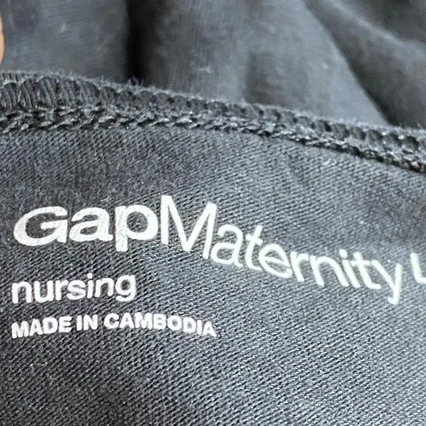 GAP Maternity Nursing Shirt Black - Image 5