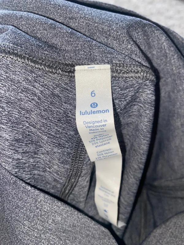 Lululemon Grey Mesh Leggings - Image 4