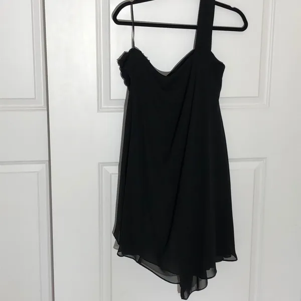 R&M Collection Little Black Dress One Shoulder 6 LBD - Image 2