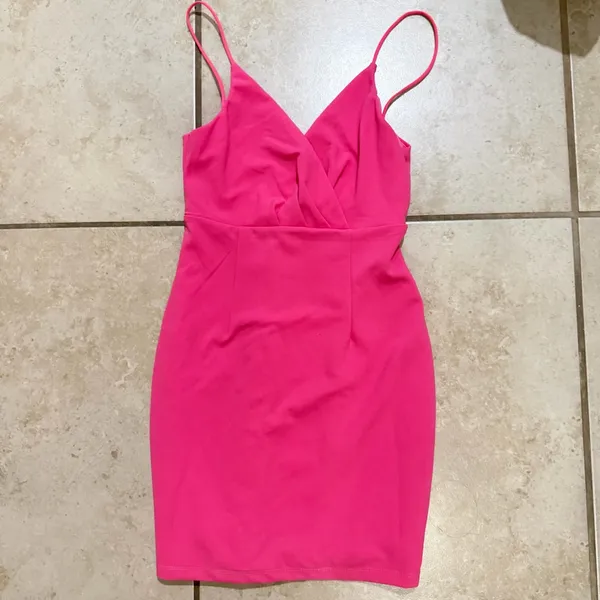 HELLO MOLLY DOWN FOR WINE DRESS FUCHSIA medium - Image 4