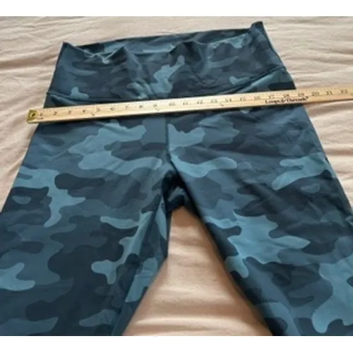 Fabletics PowerHold High Waisted Camo Leggings Blue Grey 1X NEW - Image 9