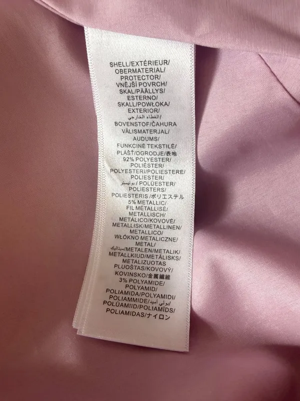 Aidan Mattox Adrianna Pappel Metallic Floral Jacquard Gown Pockets NWT US 6 Flaw - Image 15