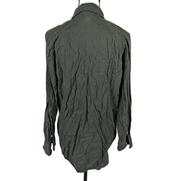 Womens Universal Thread Button Down Shirt Green Size XS - Image 3