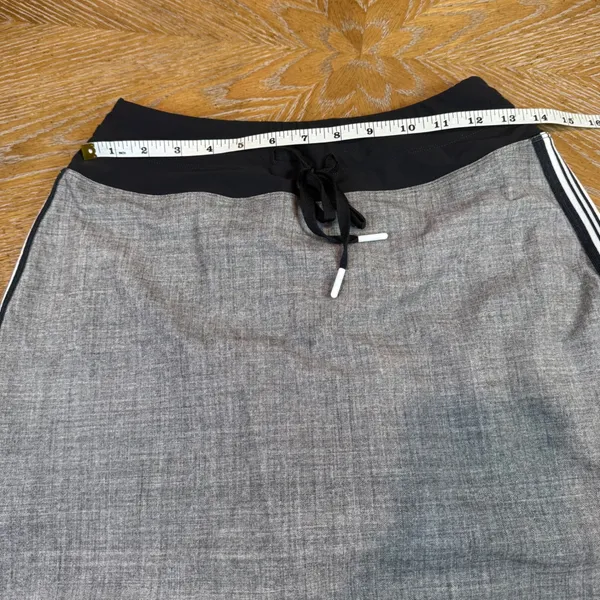 Foray Golf Core Tulip Skort Drawstring Waistband Gray Black Size‎ Small - Image 8