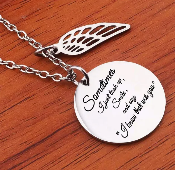 Boutique I Know That Was You, Grief Gift, Lost Loved One Gift, Daily Reminder, Funeral Gift, Loss Necklace, Gift To Friend, Gift To Family - Image 6