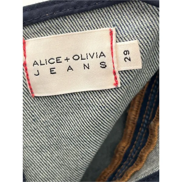 Alice + Olivia Pennie halter denim bootcut jumpsuit 29 - Image 12