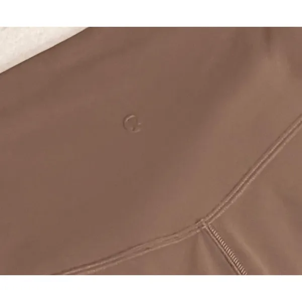 Lululemon Nulu High Rise Midi Skirt Taupe Brown Side Pockets Stretch Size 6 - Image 7