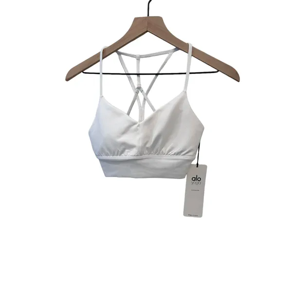 Alo Yoga Women's Lavish Bra White XS ( SOLD OUT) NWT - Image 7