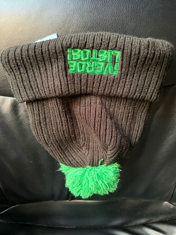 Austin FC Hat Beanie Knit Pom Unisex Black Green MLS Soccer Winter Cuffed NWT - Image 3