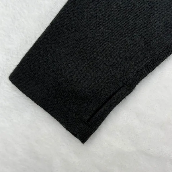 lululemon Ribbed Knit Crewneck Sweater‎ Black Women S LW3HJCS Thumbholes Raglan - Image 8