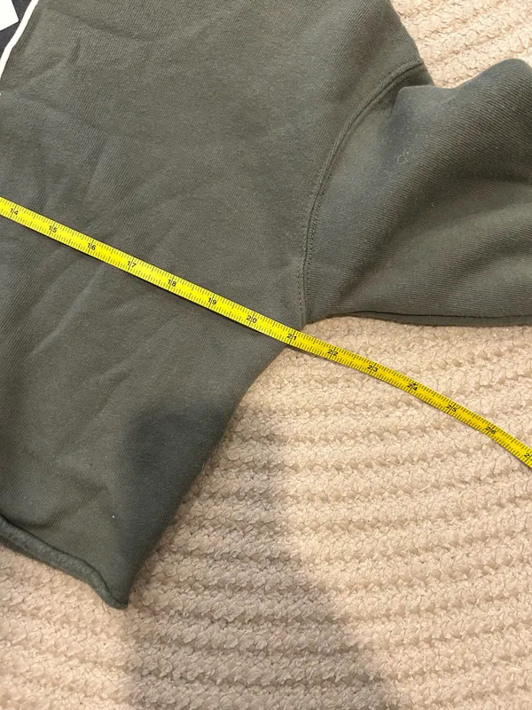 M22 cropped hoodie Green - Image 7