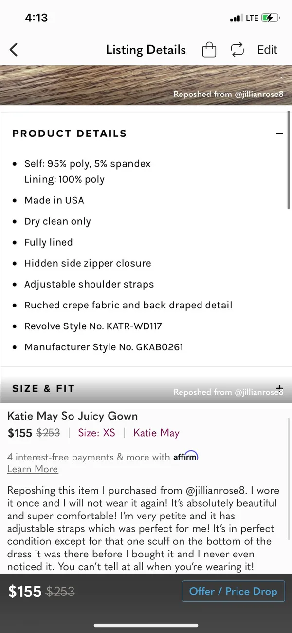 Katie May So Juicy Gown - Image 7
