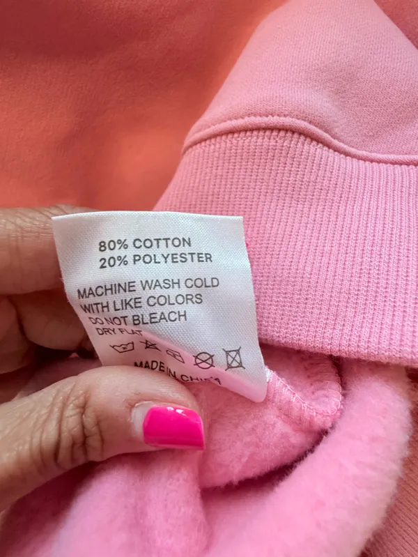 Parke Blush + Lavender Valentines Varsity Mockneck Sweater limited edition S/m - Image 12