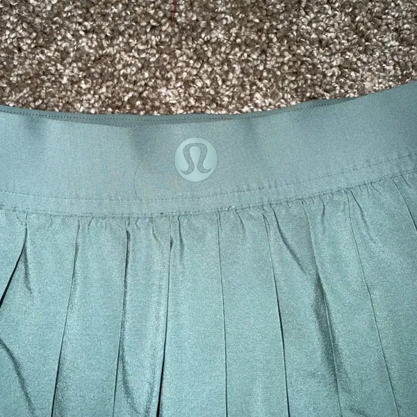 Lululemon Varsity Pleated Skort Women 2 Tidewater Teal Excellent Tennis Skirt - Image 4