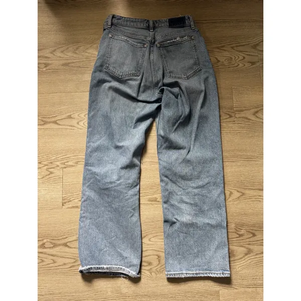 Abercrombie & Fitch Curve Love The 90s Relaxed Jean High Rise Blue Size 30 10S - Image 3