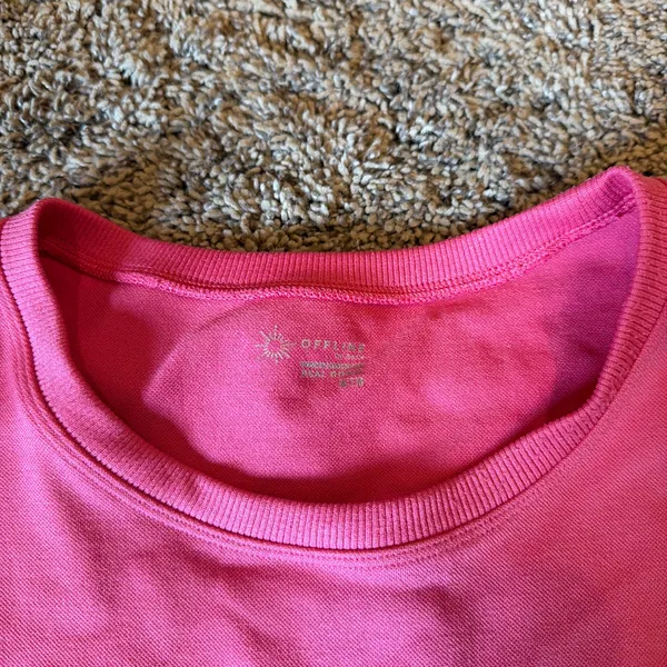 Aerie Pink workout Crop Top OFFLINE - Image 2
