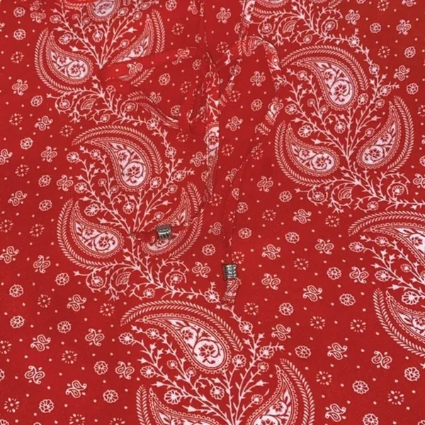Red paisley boho top size large/xlarge - Image 7