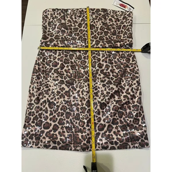 Madden NYC Sequin Cami Mini Tube Dress Size XL - Image 5