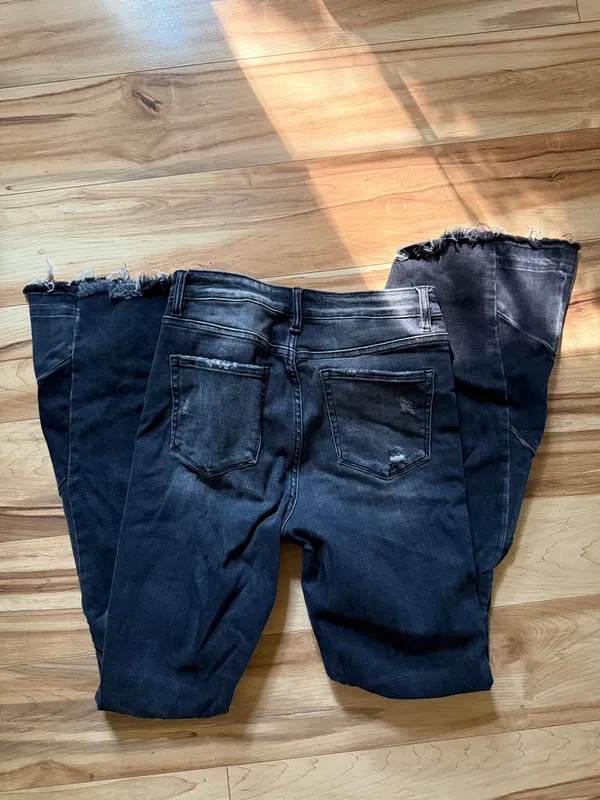 Buckle High Rise Super Flare Jeans - Image 2
