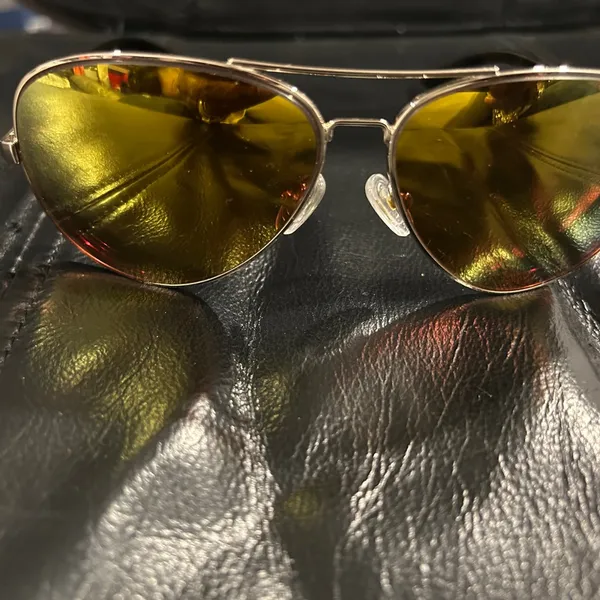 Gold Aviator Sunglasses - Image 6