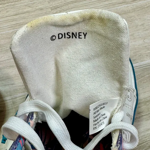 Disney Ground Up Lilo and Stitch Scrump Ohana White Glitter Sneakers Womens 9 - Image 15