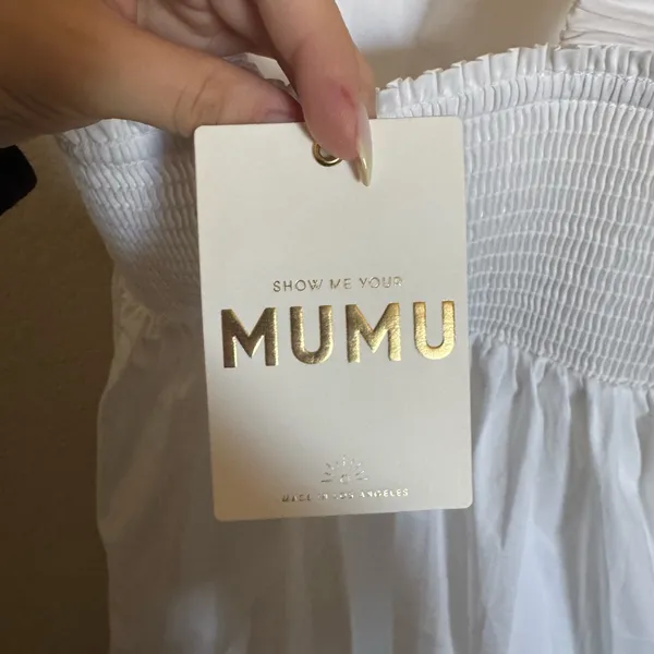 Show Me‎ Your Mumu Fling Mini Dress Sz Small in White New - Image 7