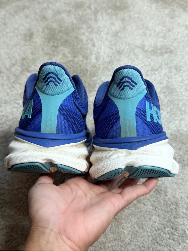 Hoka One One Women’s Clifton 9 Sneaker Shoes Running in Evening Sky Blue 10B - Image 9