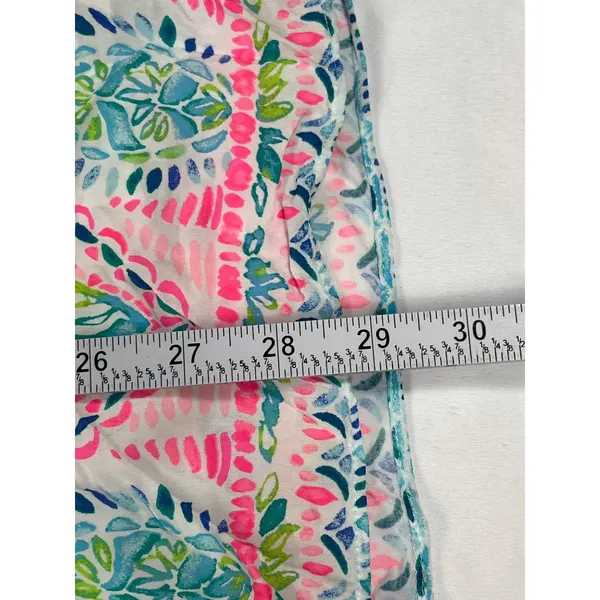 Lilly Pulitzer SKU 7935 Multicolor Off Shoulder Floral Dress Size L - Image 9