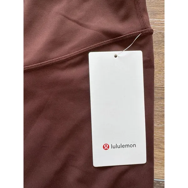 Lululemon Wunder Under SmoothCover High Rise 25” Lava Cake Size 8 NWT - Image 5