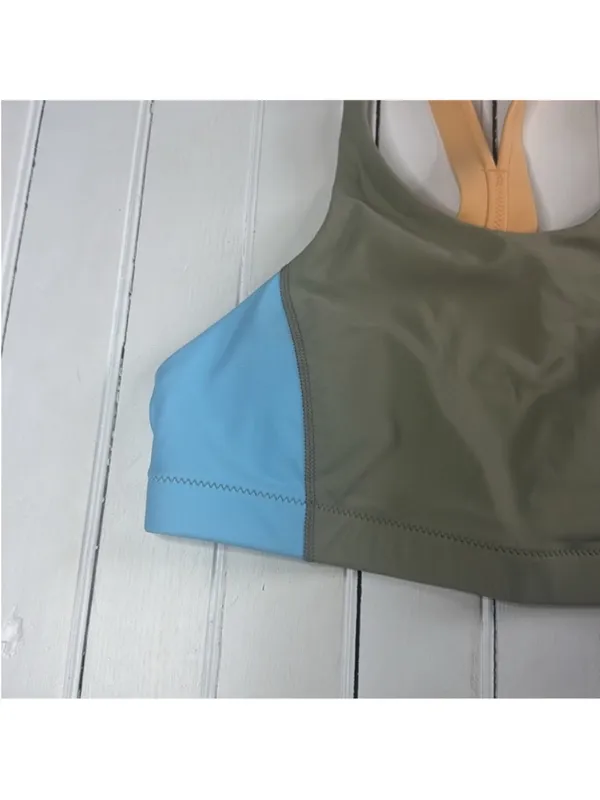 Prana Baja Bound Bikini Top Sweet Agave Blue Size XS - Image 4