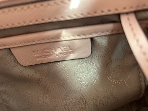Michael Kors Pink Satchel Handbag - Image 9