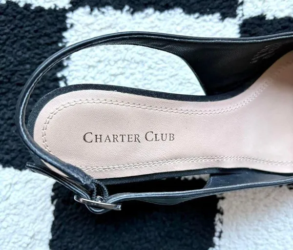 Charter Club Gilla Bow Kitten Heels 7.5 - Image 4