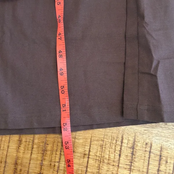 Riot Swim Dani Halter Maxi Dress S Ruched Backless Linen Resort Beach Brown NWT - Image 12